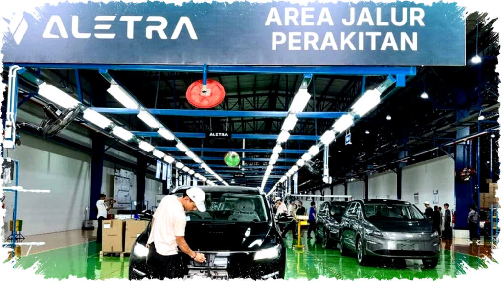 Aletra Targetkan TKDN Mobil Listrik L8 EV Capai 60% di 2030 dengan Peningkatan Perakitan Lokal