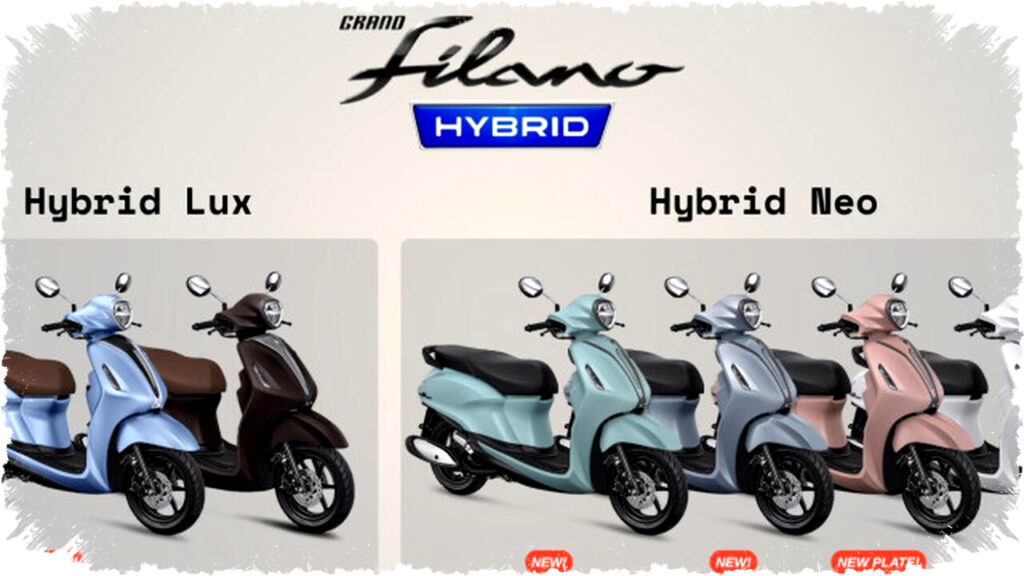Yamaha Grand Filano Hybrid Rp28 Jutaan Hadir dengan 5 Warna Baru Stylish & Premium 2026