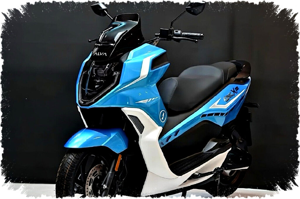 Alva One XP: Motor Listrik Desain Aerodinamis dengan Rangka Baja Tahan Guncangan & Fitur Modern