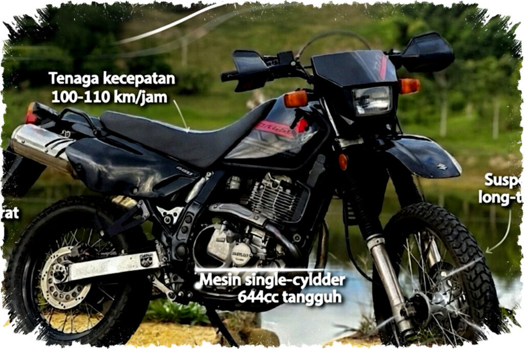 Suzuki DR650: Motor Lawas Favorit Petualang, Tangguh dan Mudah Perawatan untuk Segala Medan