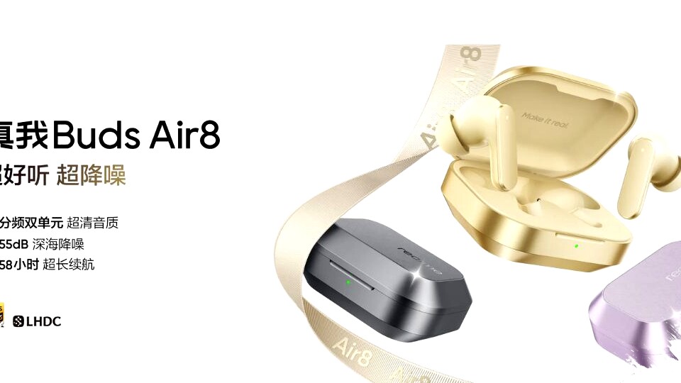 Realme Buds Air 8: Earphone Hi-Res LHDC 5.0, ANC 55dB, Baterai Tahan 58 Jam & Fitur Canggih