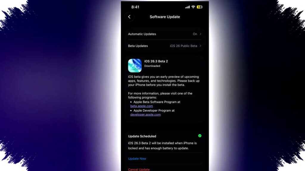 iOS 26.3 Beta 2 Rilis: Perbaikan Bug, Peningkatan Performa, dan Efisiensi Baterai Lebih Baik