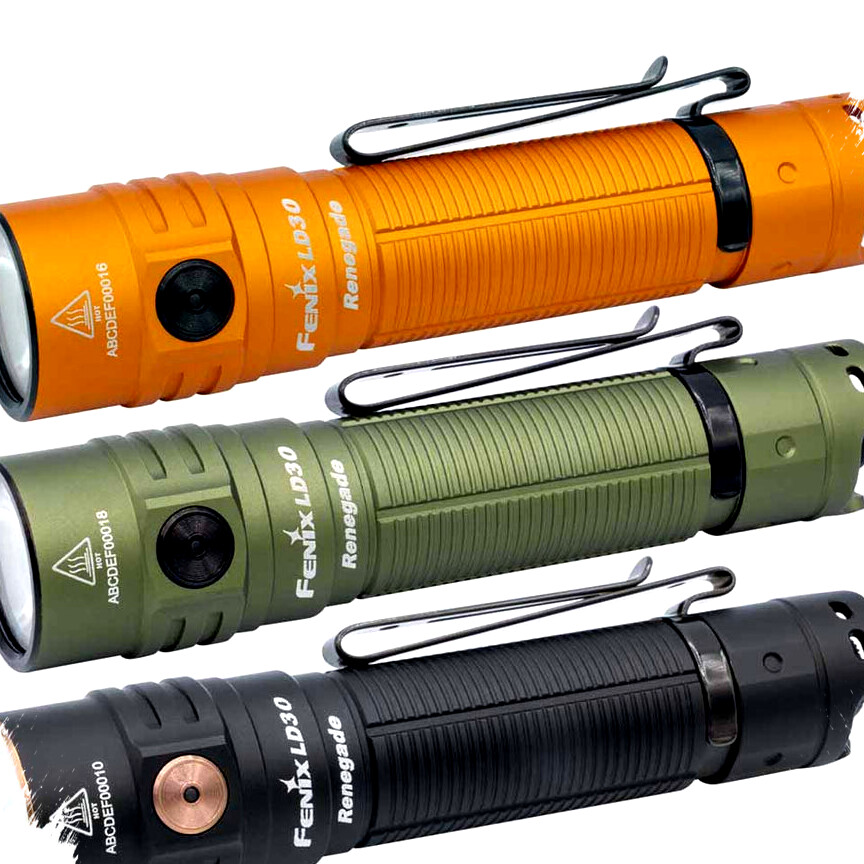 Fenix LD30 EDC: Senter Compact 1.800 Lumens, Jangkau 222 Yard & Baterai USB-C Bisa Ganti