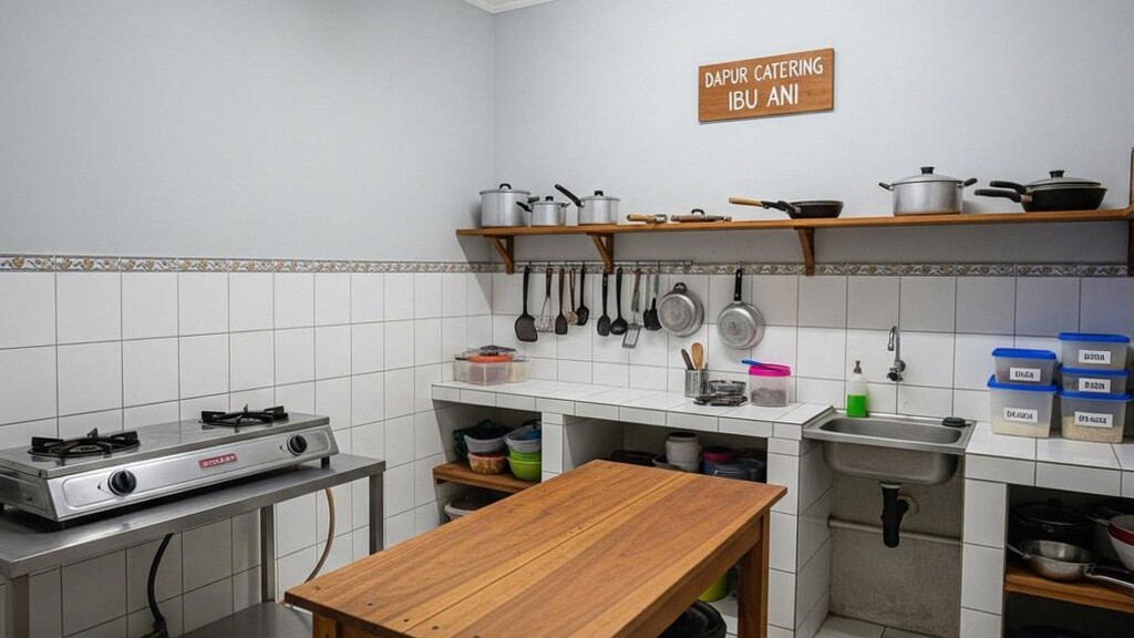 7 Cara Efektif Menjaga Kebersihan Dapur Usaha Rumahan Saat Produksi Tinggi dan Padat