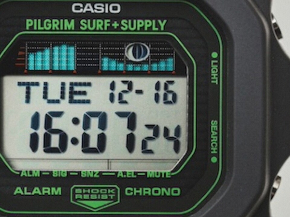 Casio G-Shock x Pilgrim Surf+Supply GLX-5600 Rilis Jam Digital Kotak dengan Fitur Surfing Lengkap