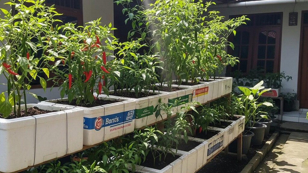 9 Desain Kebun Cabai di Box Styrofoam: Solusi Praktis Berkebun di Lahan Terbatas