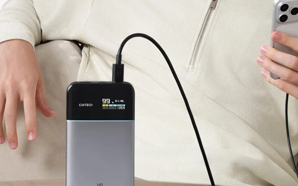 Cuktech 15 Air Power Bank 15.000mAh dengan Output 65W dan Layar Pintar untuk Pengisian Cepat Cuktech 15 Air Power Bank 15.000mAh dengan Output 65W dan Layar Pintar untuk Pengisian Cepat