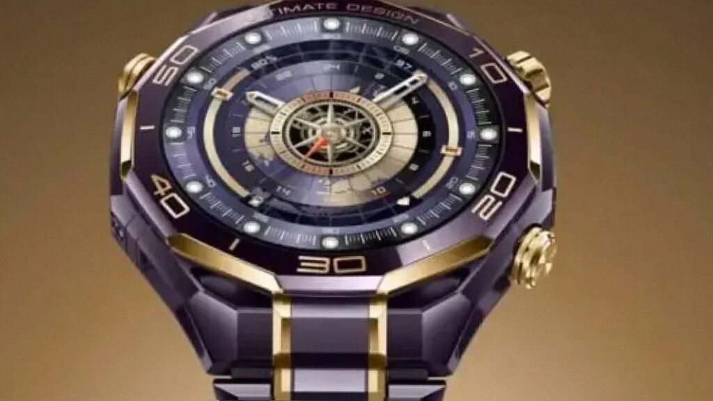 Huawei Watch Ultimate Design Royal Gold Meluncur di Eropa, Desain Emas 24K & Tahan Air 150 Meter