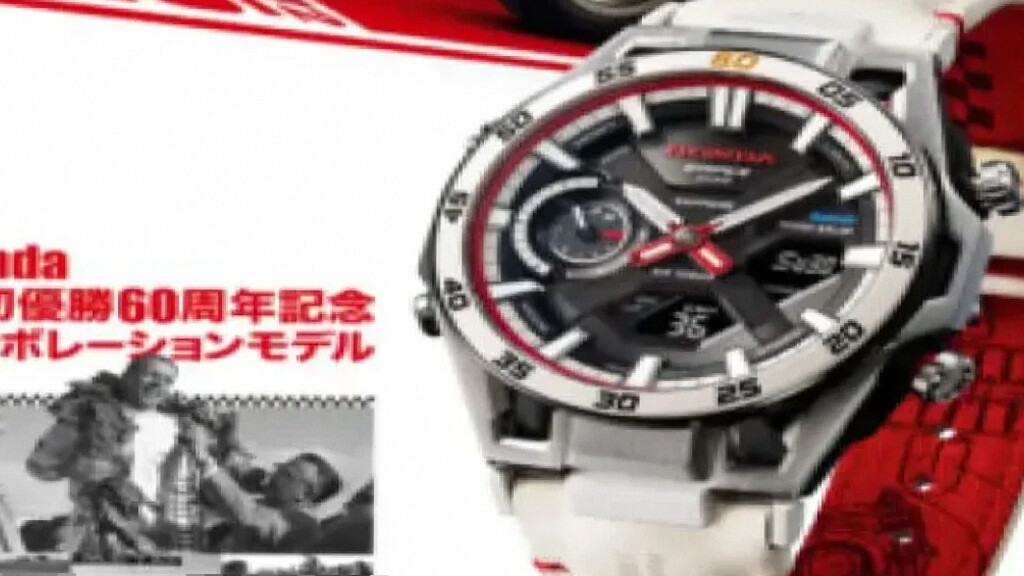 Casio Edifice Honda F1 ECB-2300HR-1A Rilis Global Feb 2026, Rayakan 60 Tahun Kemenangan Legendaris RA272