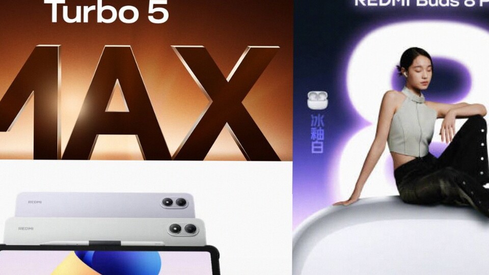 Hasil Tes Geekbench & AnTuTu Redmi Turbo 5 Max Terungkap, Desain Buds 8 Pro & Pad 2 Pro Bocor