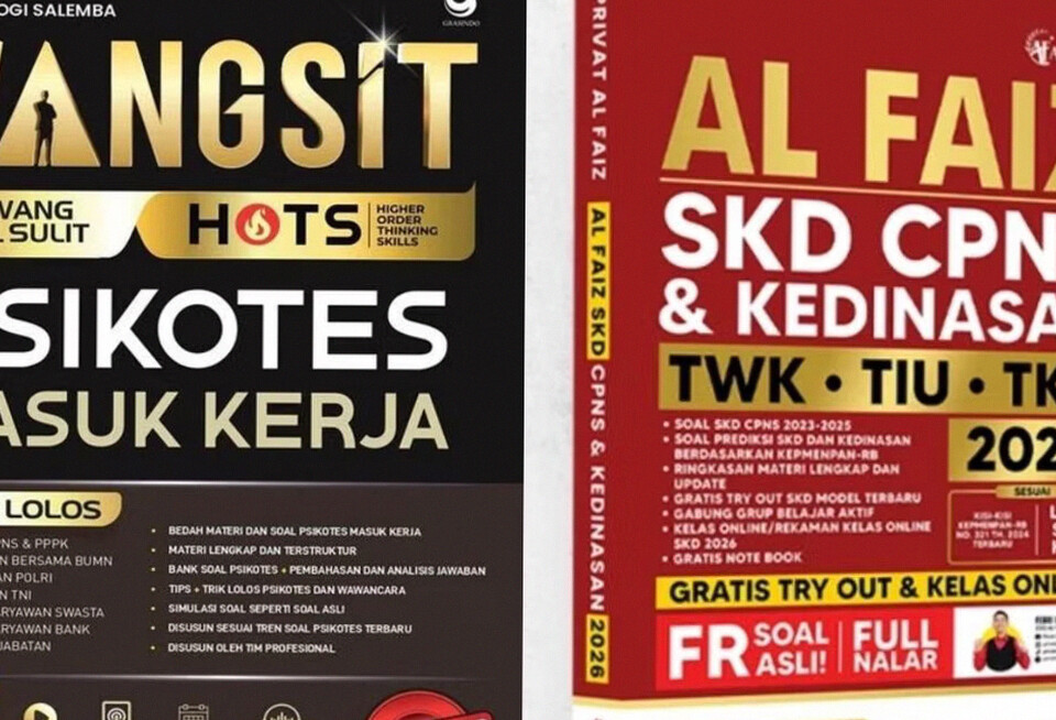 7 Rekomendasi Buku Soal Psikotes Murah untuk Cari Kerja, Cocok untuk Persiapan Tes!