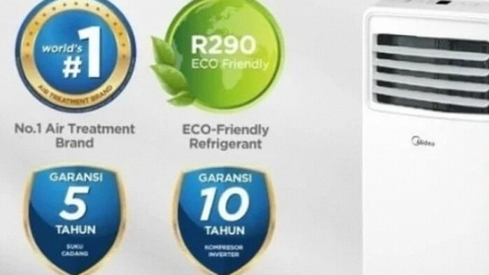 AC Portable Midea: Solusi Dingin Maksimal Tanpa Bobok Tembok, Praktis Seperti AC Biasa