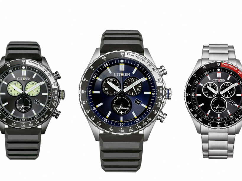 Citizen Luncurkan 3 Chronograph Tachymeter Baru dengan Casing Stainless Steel 43mm
