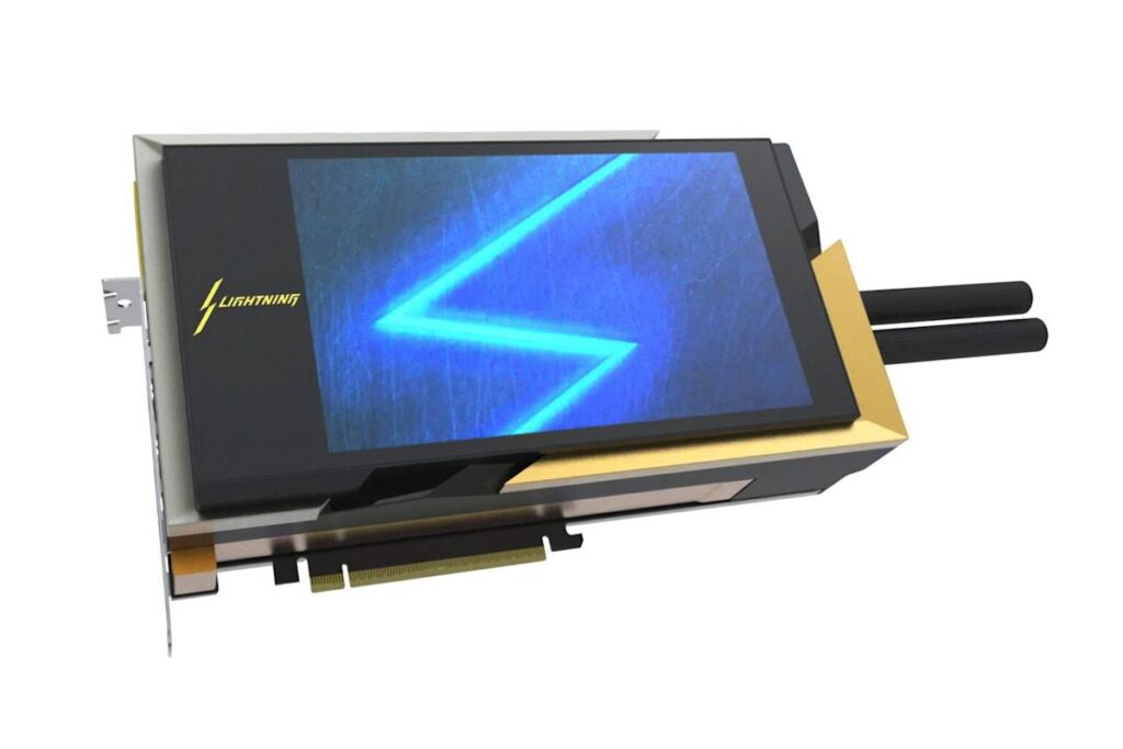 MSI Rilis GPU RTX 5090 Lightning 1600W, Liquid Cooling Baru & LCD Display Terpasang