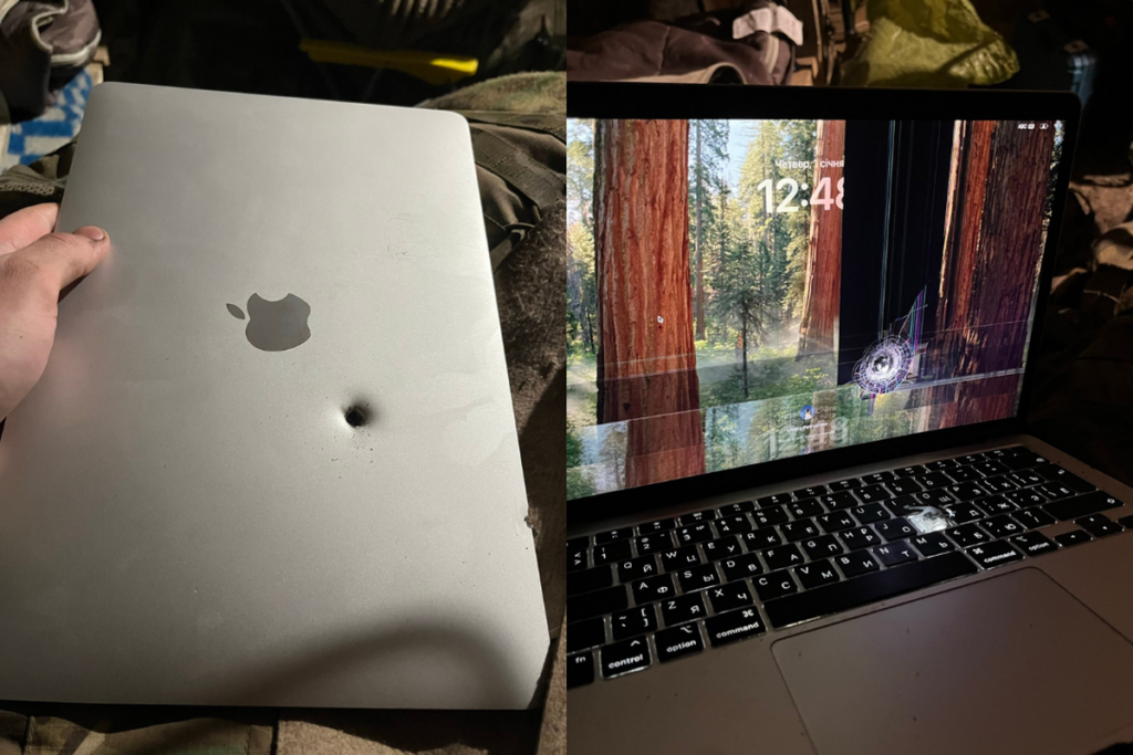MacBook Air Tahan Peluru: Selamatkan Tentara Ukraina, Laptop Tetap Menyala!