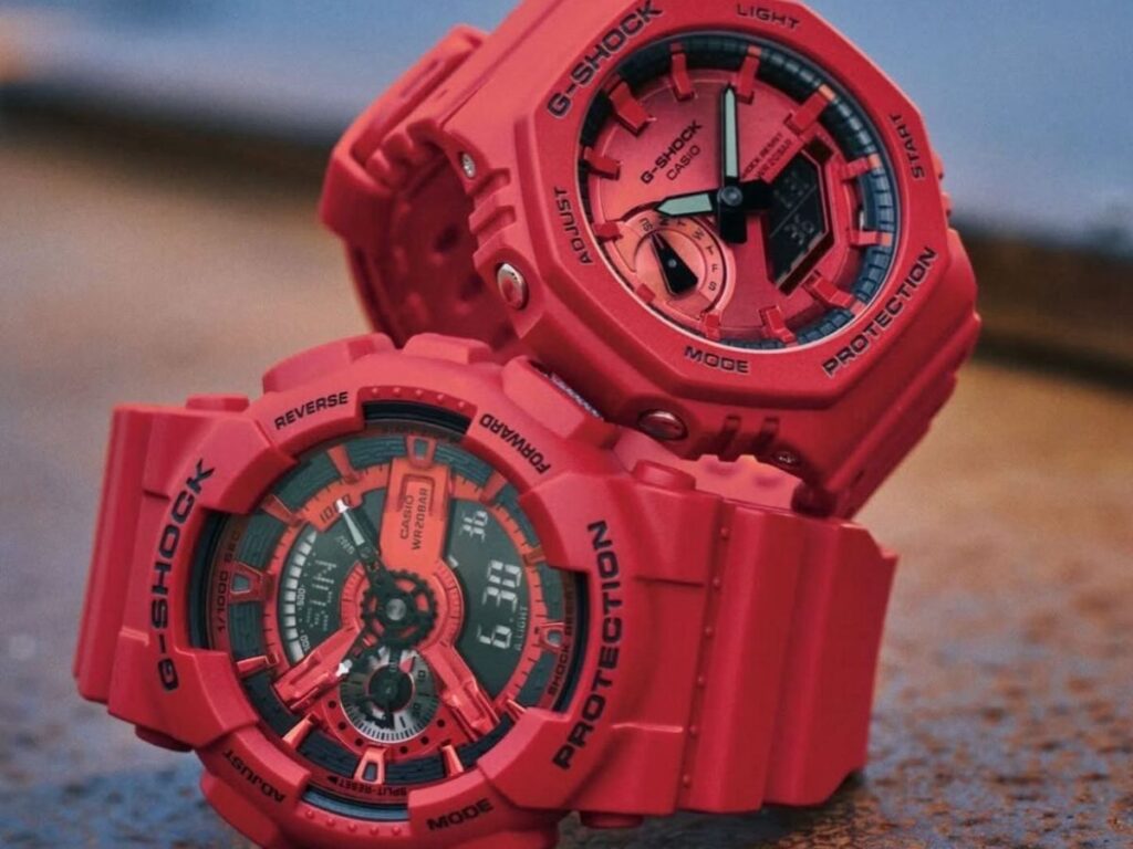 Casio Luncurkan Empat Jam Tangan G-Shock Merah Terbaru dengan Desain Mencolok