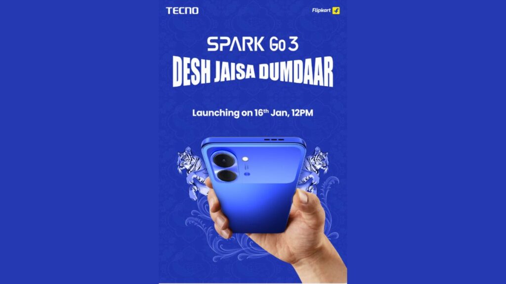 Tecno Spark Go 3 Segera Rilis 16 Januari 2026, Flipkart dan Amazon Microsite Sudah Aktif