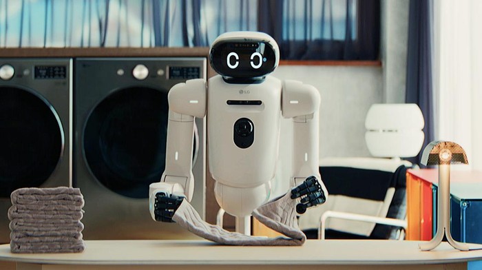 Robot LG CLOiD: Bisa Masak Otomatis dan Melipat Baju Sendiri di Rumah