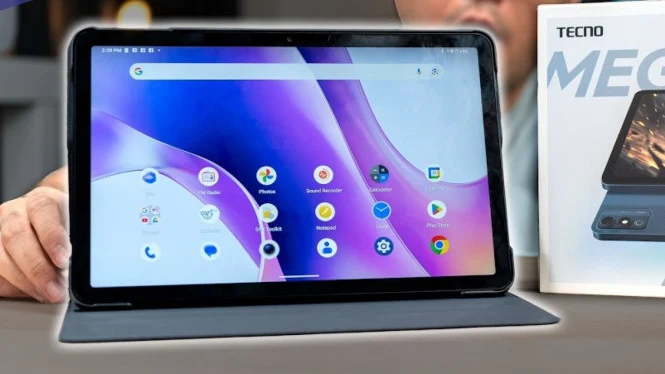 Tecno MegaPad 11, Tablet Rp2 Jutaan dengan Desain dan Fitur Premium