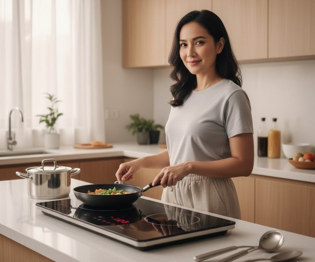 Mama Muda Kini Lebih Memilih Kompor Listrik untuk Memasak Praktis dan Efisien