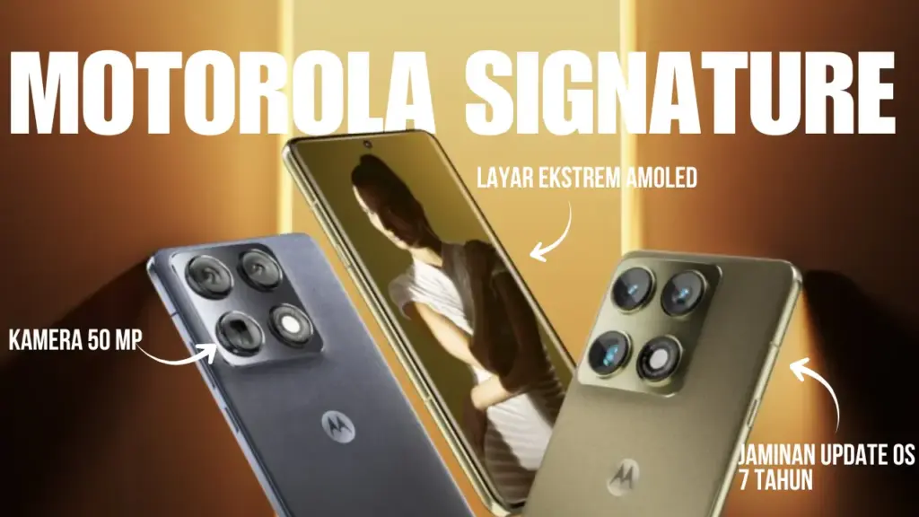 Spesifikasi Motorola Signature Bocor: Snapdragon 8 Gen 5 & Update OS Hingga 7 Tahun