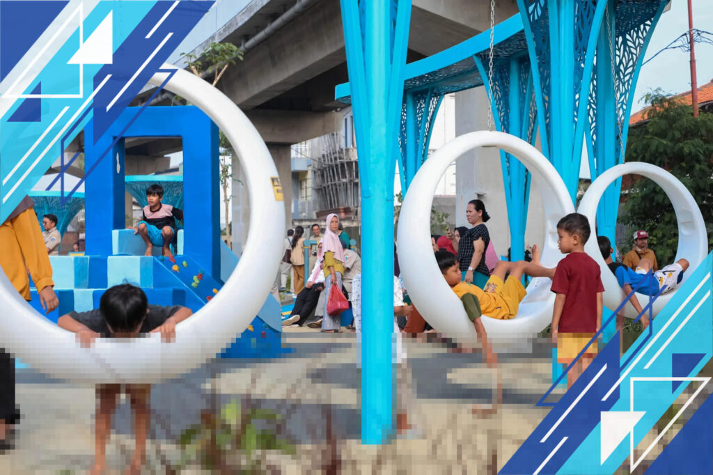 Gubernur Pramono Tinjau Taman Gapura Muka Cakung, Pastikan Wi-Fi dan CCTV Siap Pakai