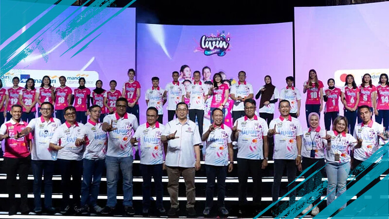 Jakarta Livin’ by Mandiri Resmi Perkenalkan Skuad Lengkap Sambut Proliga Mendatang