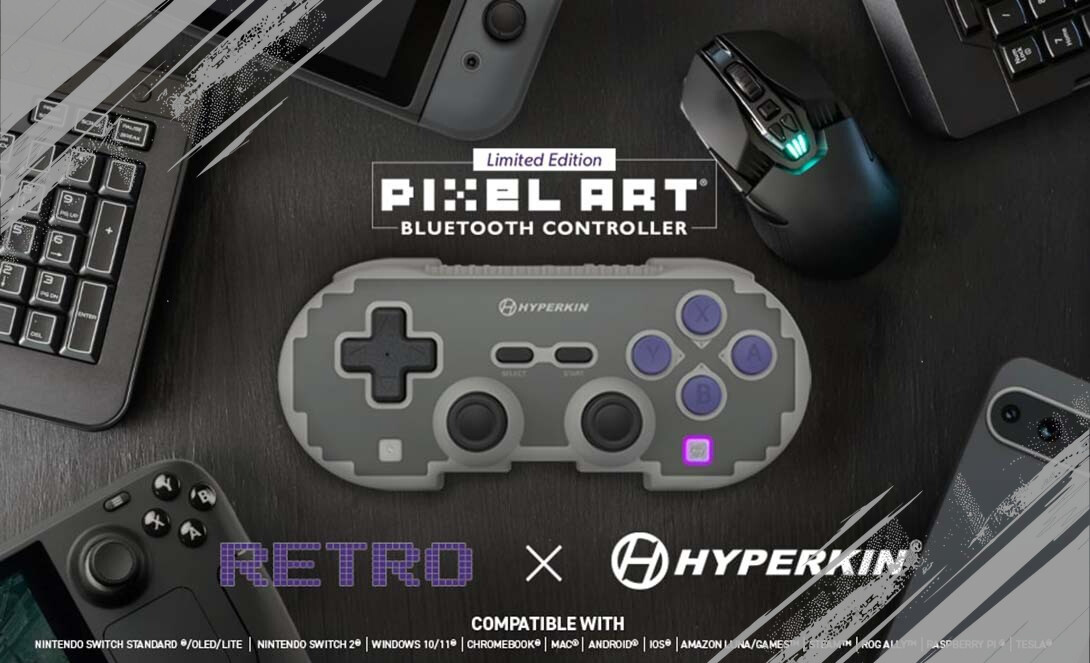 Hyperkin Luncurkan Retro Pixel Art Wireless Controller, Alternatif Terbaik untuk SN30 Pro