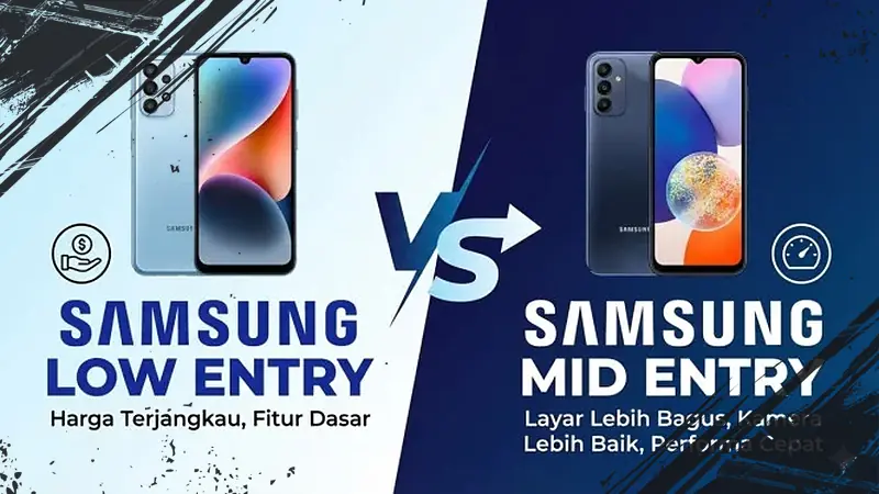 Panduan Lengkap Memahami Kelas HP Samsung: Dari Low Entry hingga Mid Entry dengan Detail