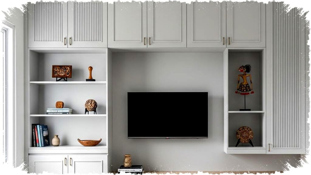 8 Model Built-in Cabinet Cerdas untuk Ruang Tamu 2x3 Meter, Rahasia Sempit Berubah Luas dan Fungsional!