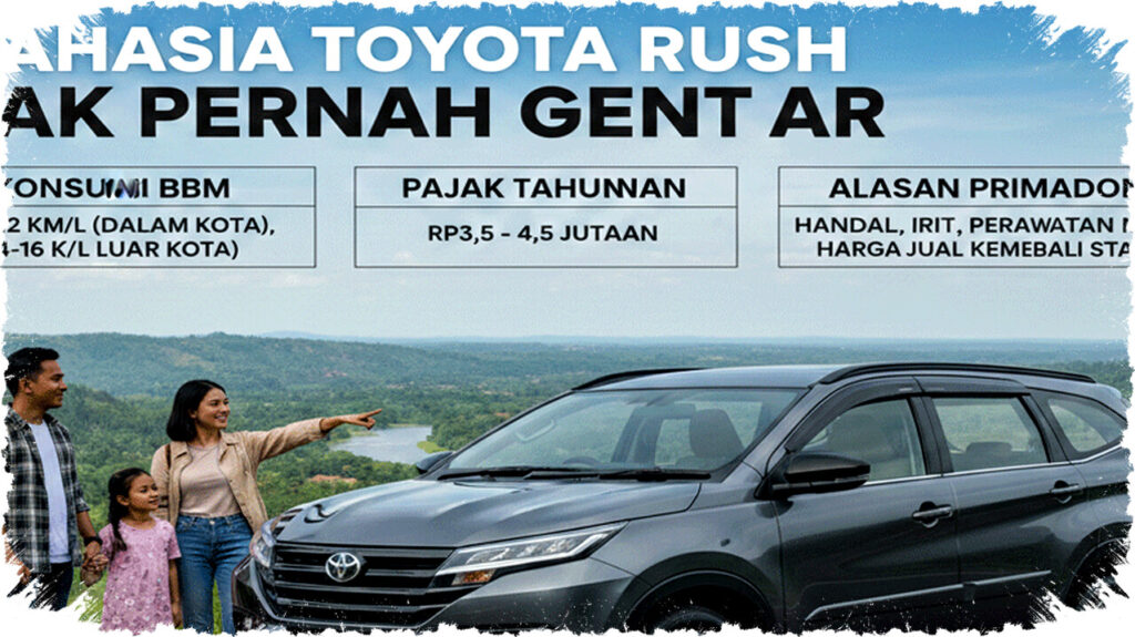 Toyota Rush Tetap Jadi SUV Favorit Meski Banyak Saingan, Konsumsi BBM Hemat dan Pajak Ringan Bikin Pengguna Tenang!