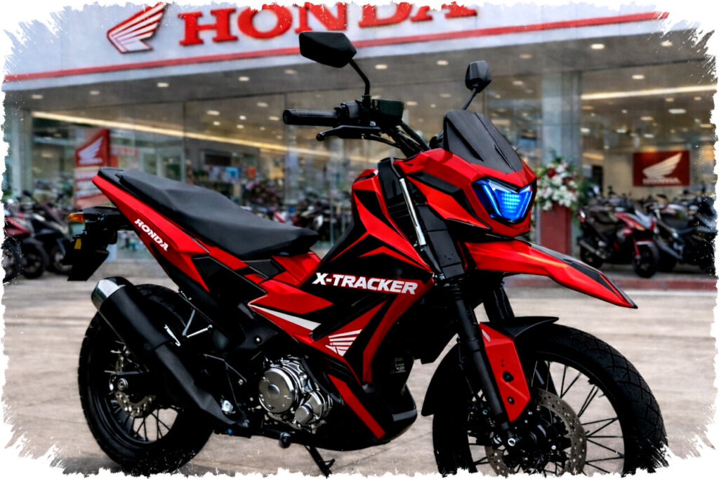 Honda X-Tracker 2026 Hadirkan ABS dan Panel Digital, Motor Bebek Semi Trail Modern Harga Terjangkau yang Curi Perhatian