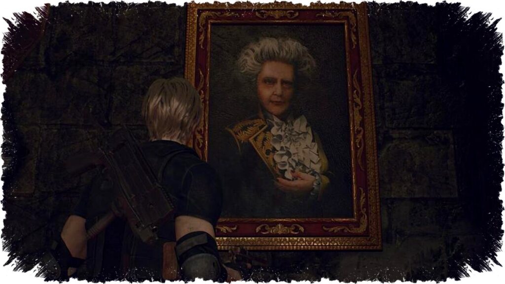 Cara Jitu Deface Potret Ramon di Resident Evil 4 Remake dengan Melempar Telur Langsung ke Lukisan Ikonik