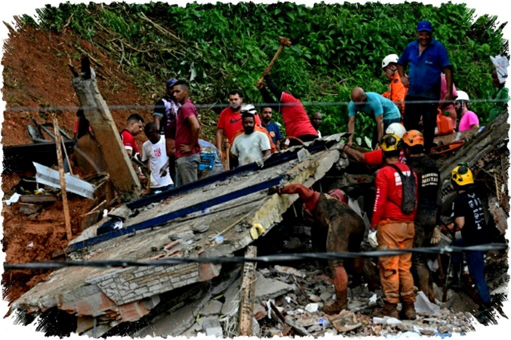 Harapan Memudar Dalam Pencarian 21 Hilang Usai Banjir dan Longsor Mematikan di Minas Gerais Brazil