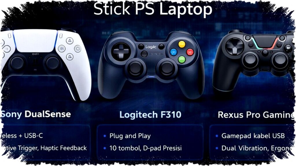 Top 3 Stick PS Laptop Terbaik Untuk Game Berat dan Ringan Mana yang Paling Layak Kamu Pilih Sekarang?