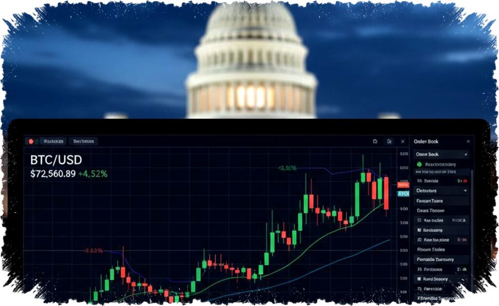 Bitcoin Melonjak Jelang Pidato Trump Tentang Ekonomi dan Menguji Batas $66.000 di Tengah Ketidakpastian Pasar