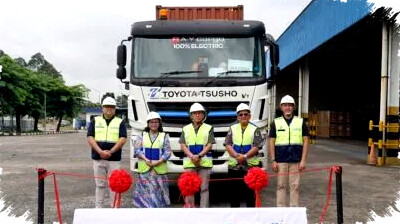 Kalista dan Toyota Tsusho Indonesia Luncurkan Uji Coba Truk Listrik Heavy Duty untuk Revolusi Logistik Rendah Karbon