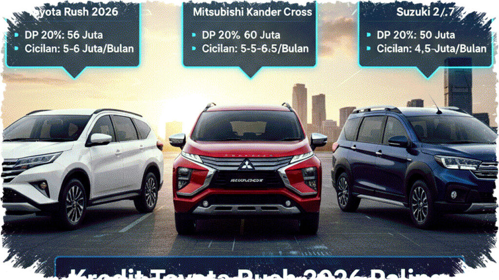 Kredit Toyota Rush 2026 Cicilan Paling Ringan Buktikan Simulasi dan Bandingkan Langsung dengan SUV Selevel Untuk Pilihan Cerdas Anda