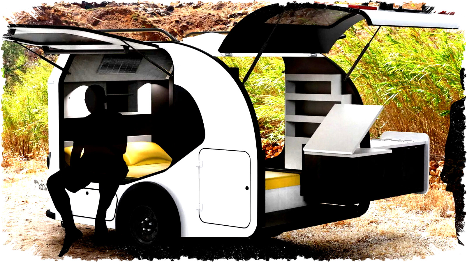 Desain Camper Anggaran 10 Kaki yang Ringan dan Compact Bisa Ditarik Mobil Hatch Kecil dengan Fasilitas Lengkap untuk Petualangan Praktis Desain Camper Anggaran 10 Kaki yang Ringan dan Compact Bisa Ditarik Mobil Hatch Kecil dengan Fasilitas Lengkap untuk Petualangan Praktis