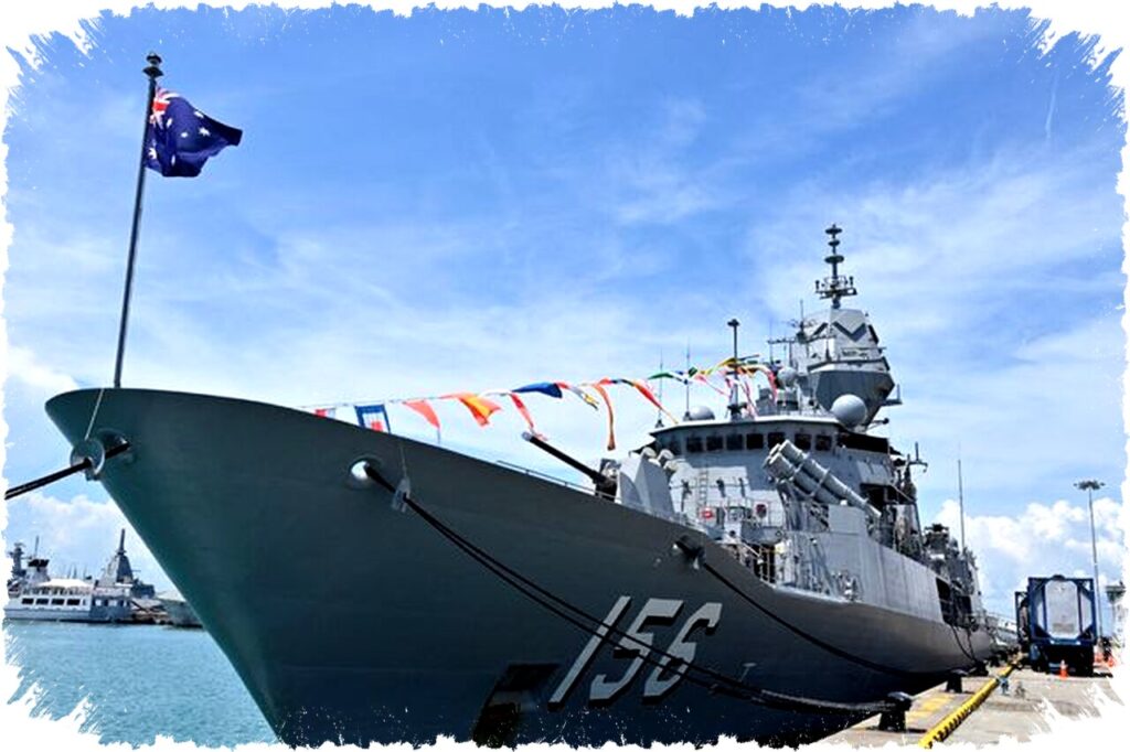 Australia Kirim Kapal Perang Lewati Selat Taiwan, Diawasi Ketat Militer China yang Tak Berhenti Pantau Setiap Gerakannya