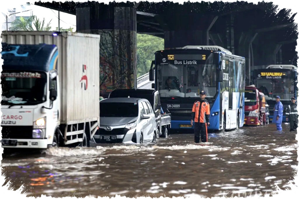 Pengalihan Rute Transjakarta Hari Ini Akibat Banjir Jakarta Wajib Tahu Skema Lengkap dan Titik Terparahnya