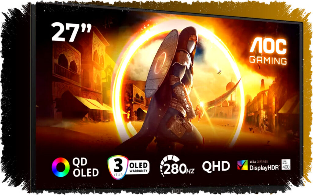 AOC Rilis Monitor Gaming 27 Inci QD-OLED dengan Refresh Rate 280Hz & Response 0,03ms Ultra Cepat