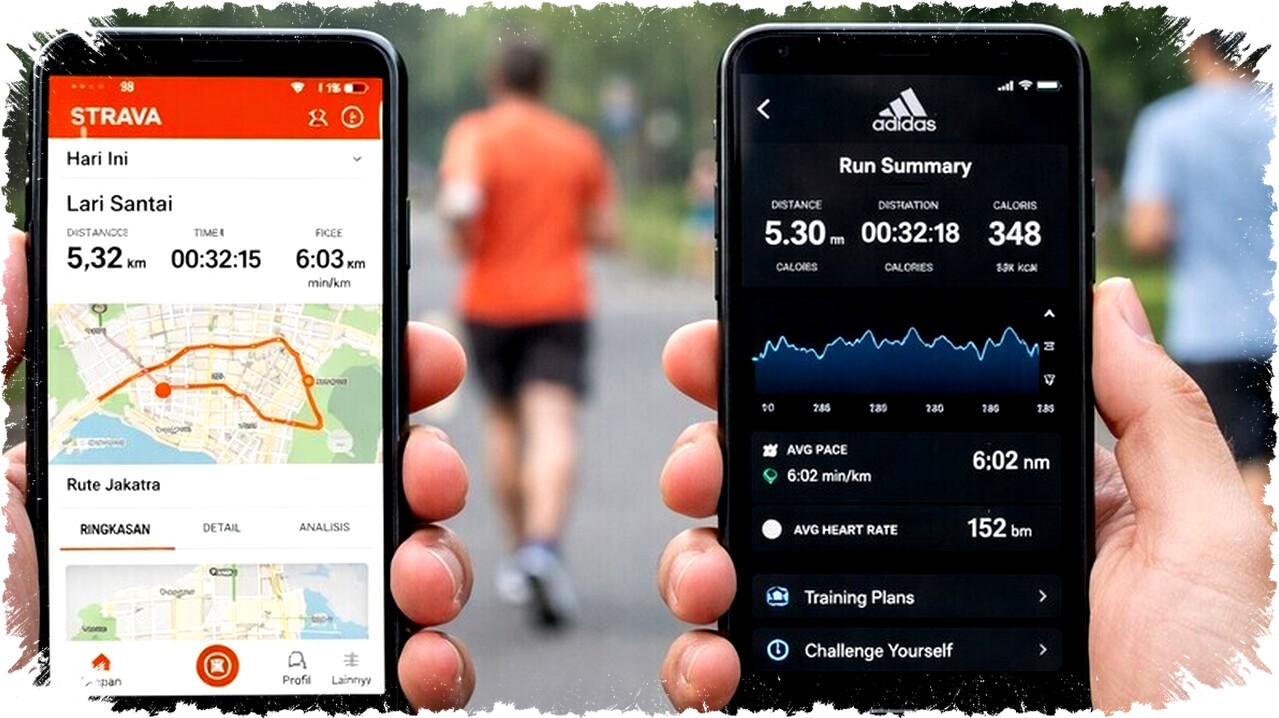 Strava vs Adidas Running App: Duel Fitur Canggih vs Kesederhanaan, Mana yang Bikin Pelari Santai Lebih Puas?