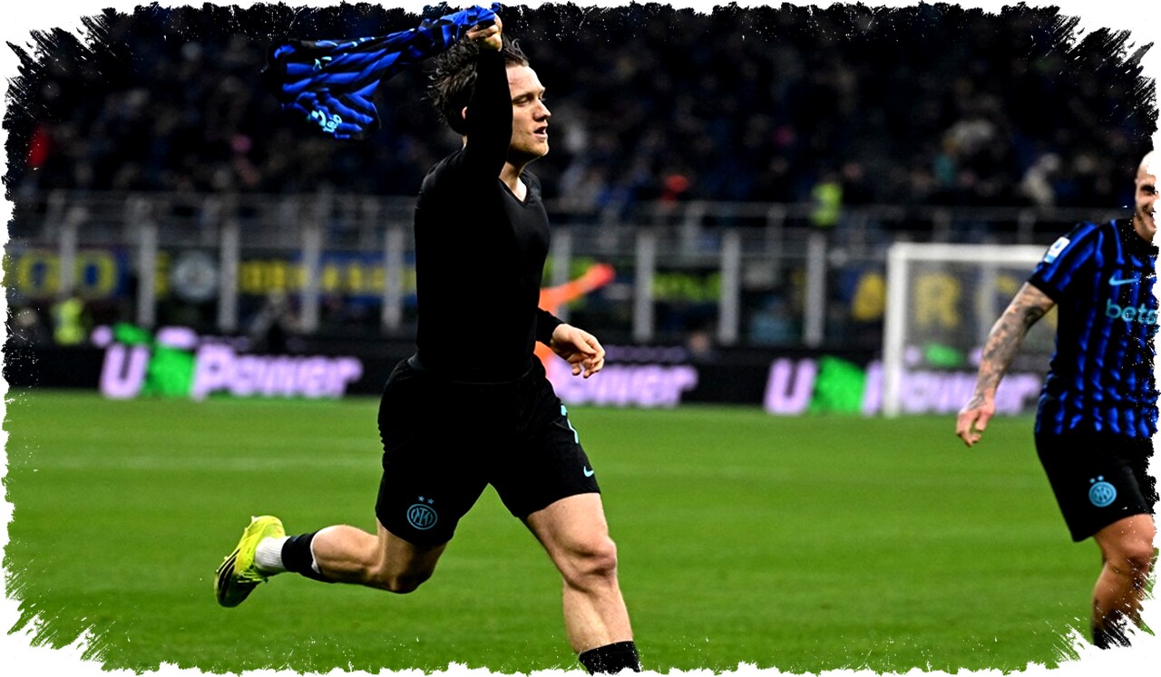 Drama Gol Akhir Piotr Zielinski Bawa Inter Milan Kalahkan Juventus dengan Skor Tipis