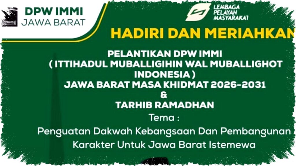 Pelantikan DPW IMMI Jabar 2026–2031 Teguhkan Dakwah Kebangsaan dan Tarhib Ramadhan untuk Masyarakat Religius
