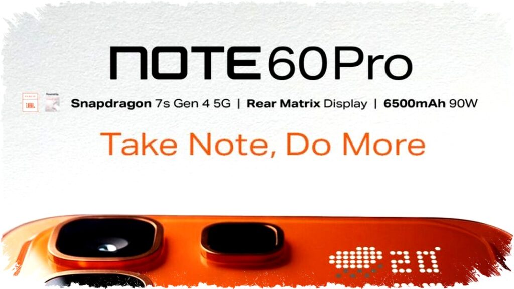 Poster Infinix Note 60 Pro Bocor: Layar 1,5K 144Hz & Snapdragon 7s Gen 4, Baterai 6.500 mAh Fast Charging 90W
