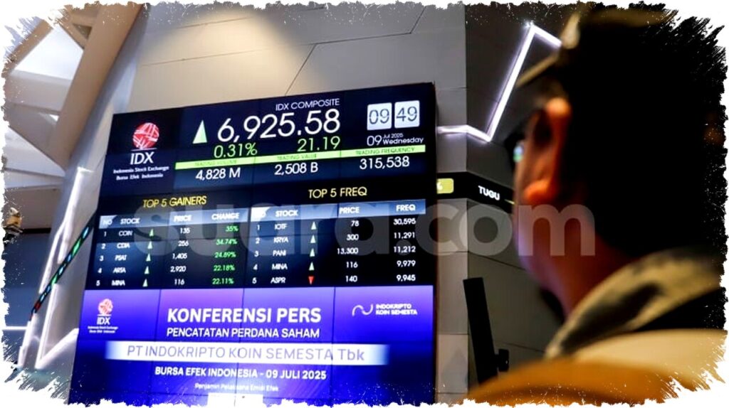 IHSG Terkoreksi Tajam, Ratusan Saham Alami Tekanan Jual Berat dari Investor
