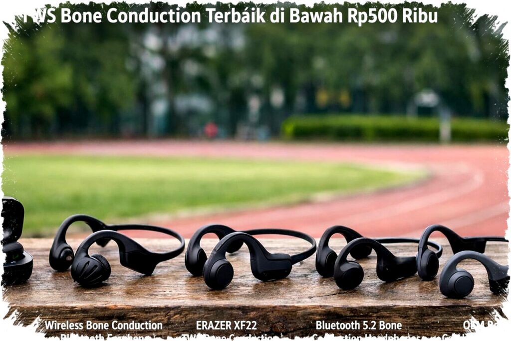 5 TWS Bone Conduction Terbaik untuk Pelari, Mulai Rp50 Ribuan, Tahan Keringat & Nyaman Dipakai
