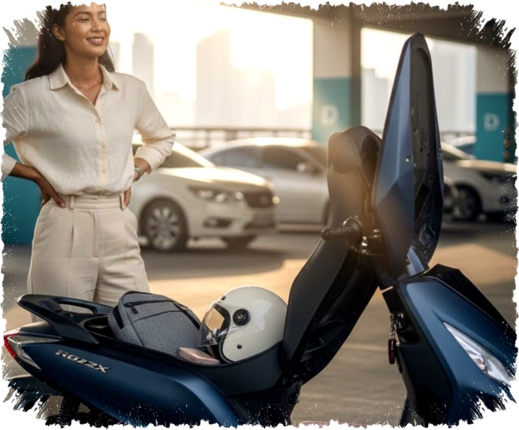 Tanpa Boks Tambahan, Ini Motor Matic 2026 dengan Bagasi Luas Muat Tas Laptop & Skincare