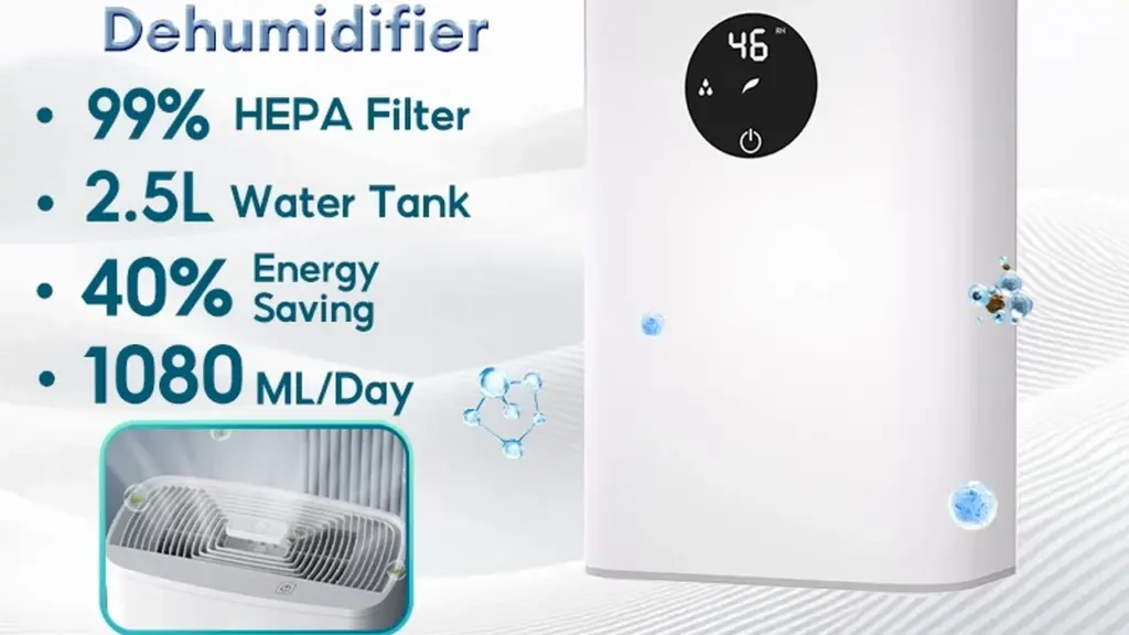 TIXX Dehumidifier 2.5L Serap 1080 ml per Hari, Solusi Ampuh Atasi Ruangan Lembap